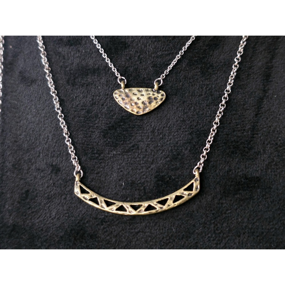 Premier Designs Womens Two Tone 3 Separate Necklace Each can be worn Alone - Picture 4 of 7